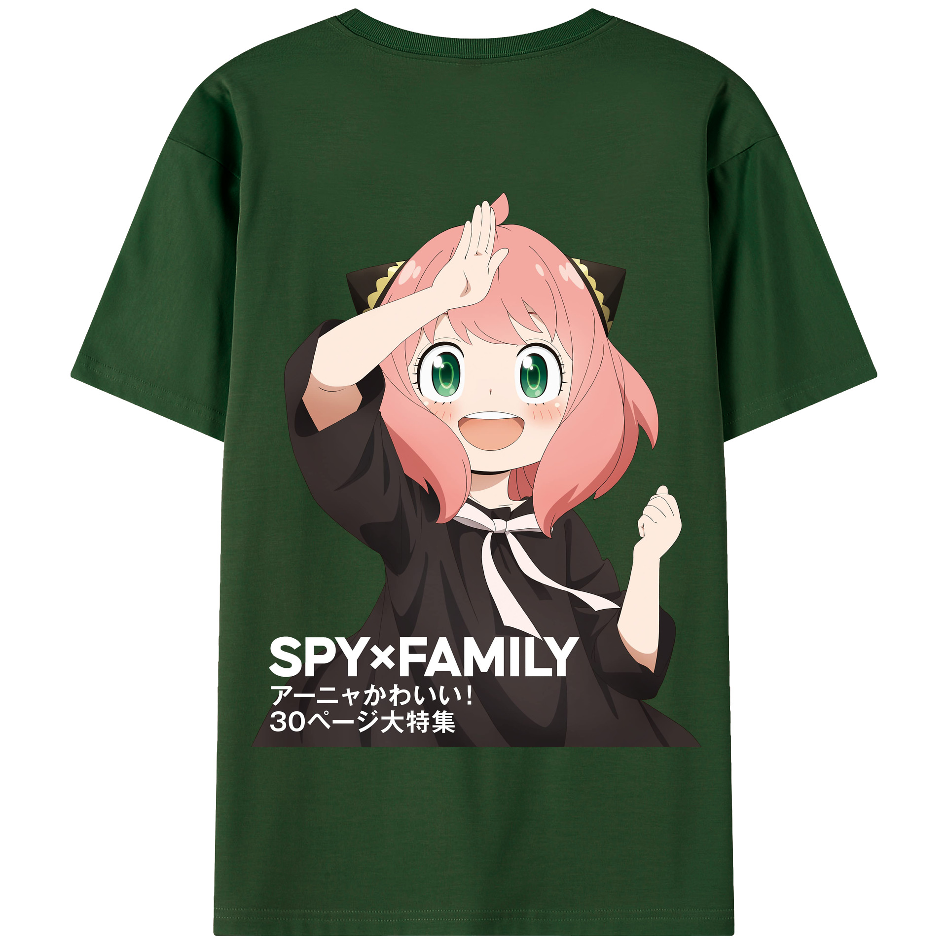 （画像用） SPY×FAMILY间谍家家酒 綿100％半袖Tシャツ（背面プリント）
